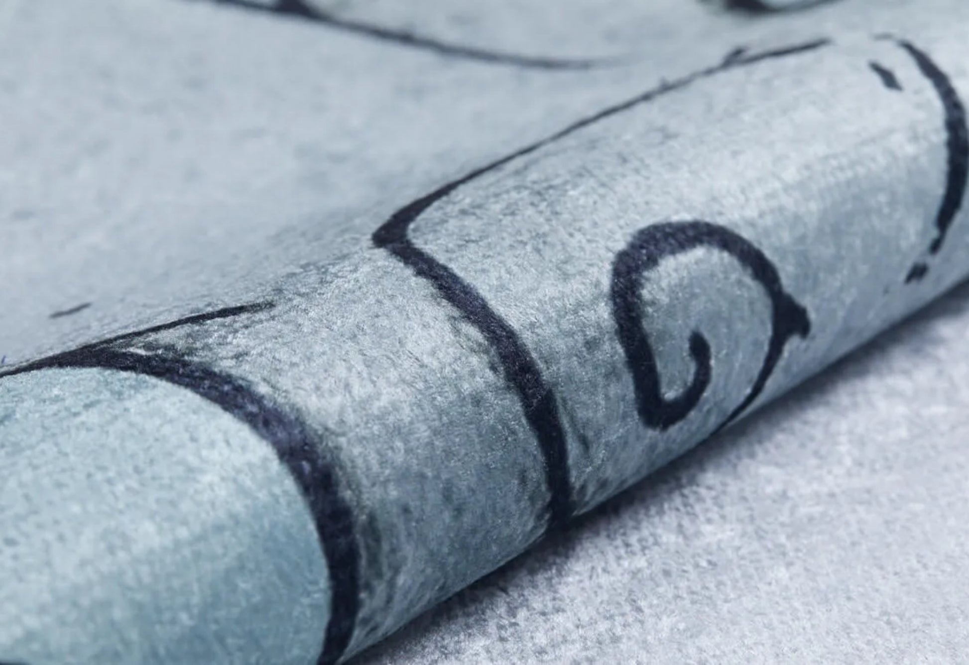 Segovia Mavi Figürlü Dijital Baskı Çocuk Odası Halısı Halınet