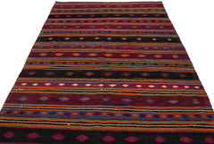 Girit Bej Çizgili Yün El Dokuma Halısı 180 x 343 Apex Unique