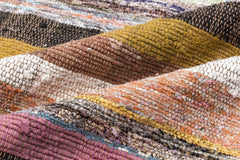 Girit Bej Çizgili Yün El Dokuma Halısı 267 x 323 Apex Unique