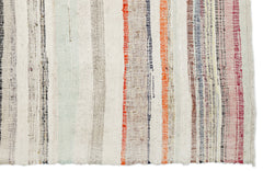 Girit Bej Çizgili Yün El Dokuma Halısı 206 x 248 Apex Unique