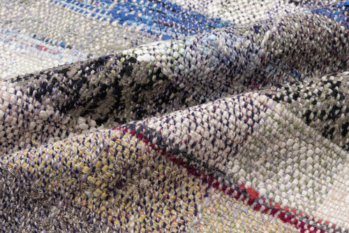 Girit Bej Çizgili Yün El Dokuma Halısı 207 x 275 Apex Unique