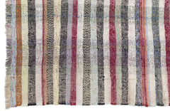 Girit Bej Çizgili Yün El Dokuma Halısı 207 x 275 Apex Unique