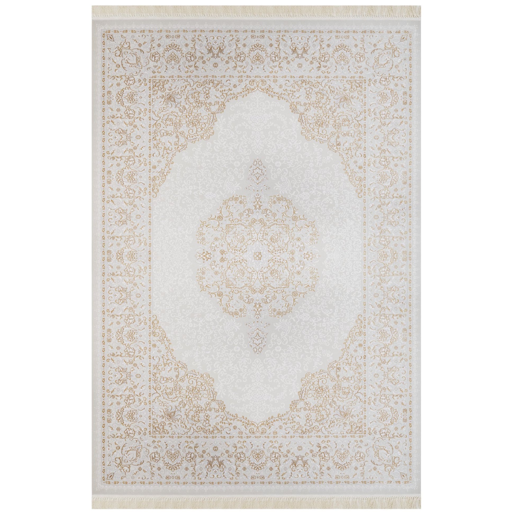 Tugba Bej Klasik Akrilik Makine Halısı Artemis