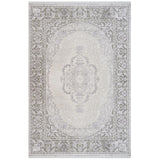 Light Beige Grey-Green Classic Living Room Rug - Acrylic Machine Woven