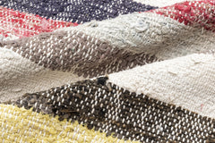 Girit Bej Çizgili Yün El Dokuma Halısı 158 x 285 Apex Unique