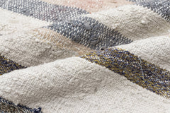 Girit Bej Çizgili Yün El Dokuma Halısı 191 x 280 Apex Unique