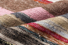 Girit Bej Çizgili Yün El Dokuma Halısı 175 x 338 Apex Unique