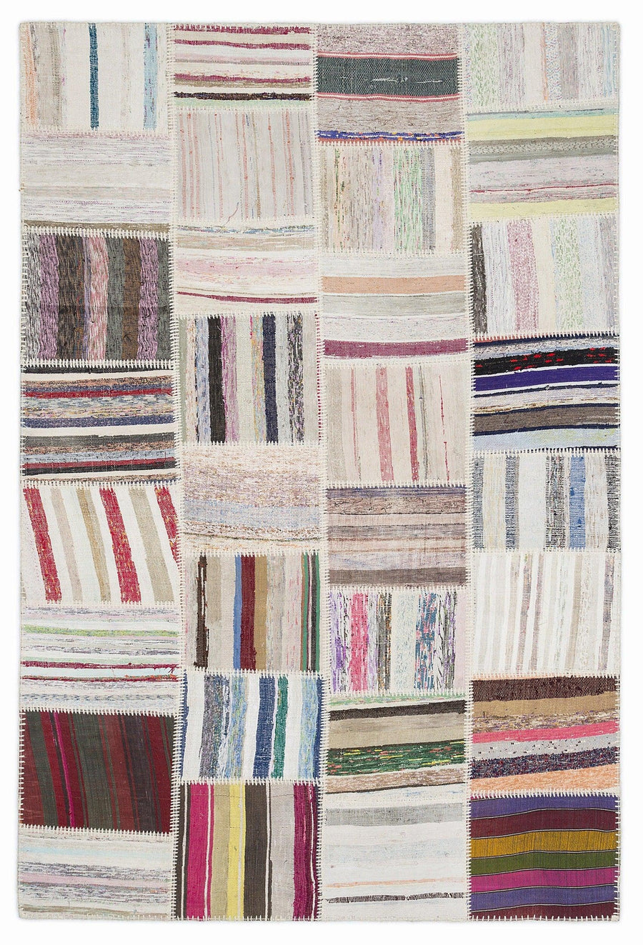 Bej Bohem Modern Yün Halı 160x230