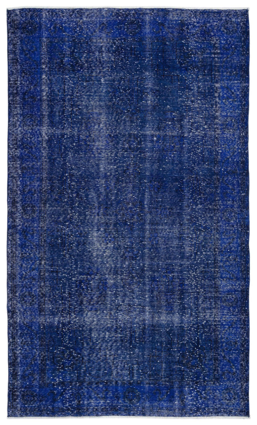 Mavi Anadolu Çiçekli Yün Halı 189x318 - Özel Seri