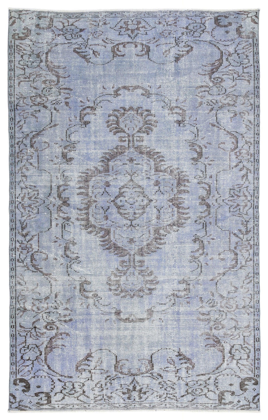 Mavi Anadolu Geometrik Modern Yün Halı 159x249 - Özel Seri