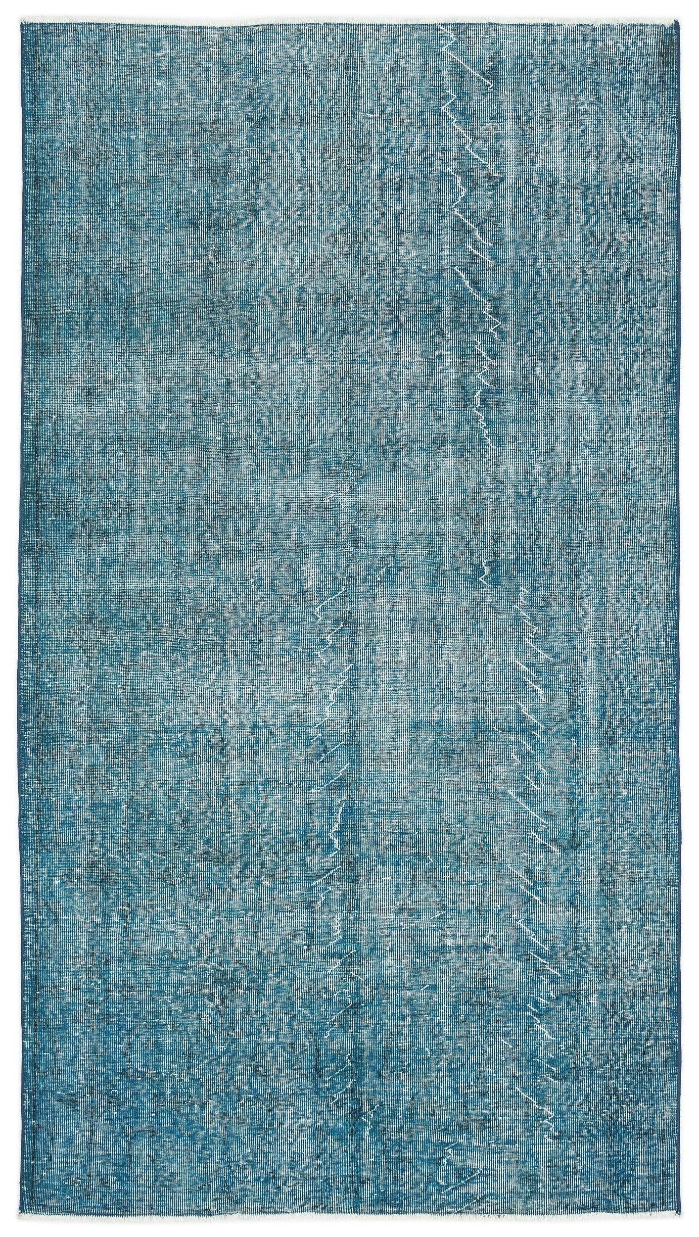 Beyaz Gri Eskitme Modern Yün Halı 155x282