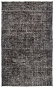 Atina Gri Eskitme Yün El Dokuma Halısı 189 x 315 Apex Unique