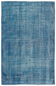 Beyaz Gri Eskitme Geometrik Yün Halı 199x314