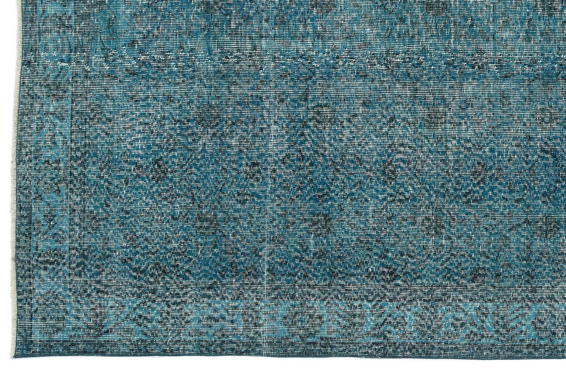 Gri Krem Bohem Eskitme Yün Halı 150x282