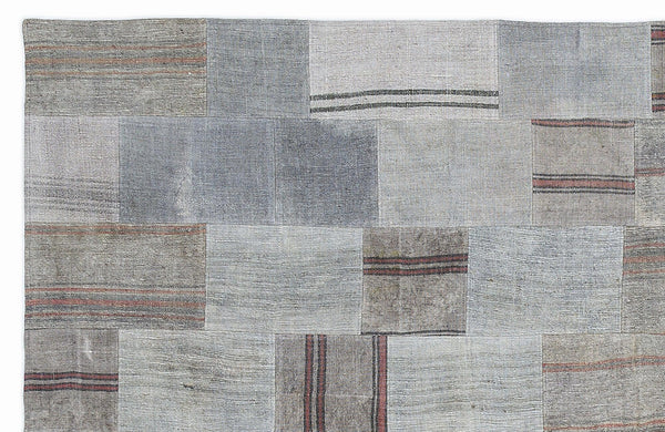 Mavi Anadolu Geometrik Modern Yün Halı 160x230 - Özel Seri