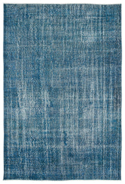 Beyaz Krem Eskitme Geometrik Yün Halı 200x300
