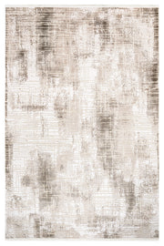 Casayera Bej Çizgili Akrilik Makine Alan Halısı Luxess