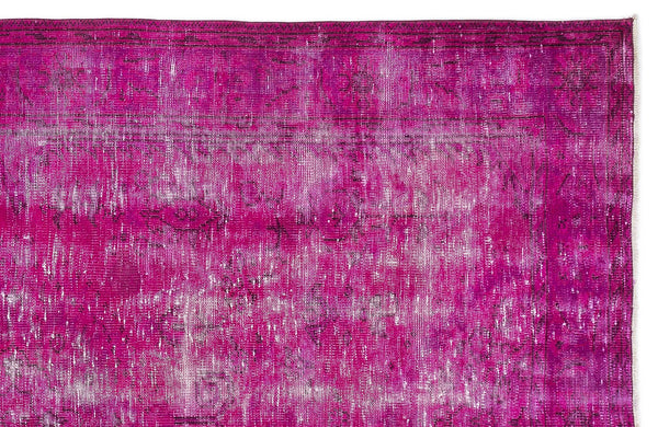 Pembe Anadolu Eskitme Klasik Yün Halı 179x300 - Özel Seri