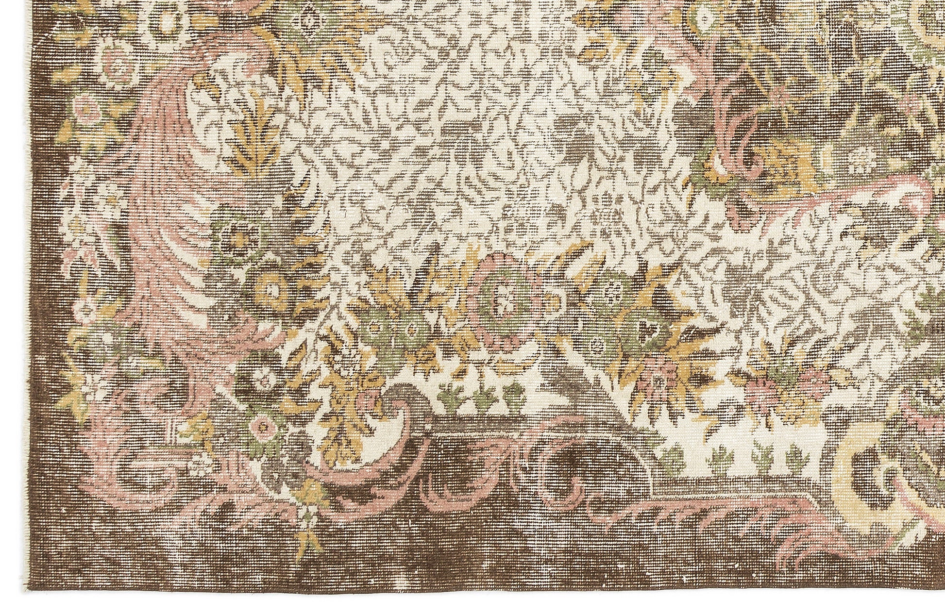 Atina Bej Eskitme Yün El Dokuma Halısı 173 x 295 Apex Unique