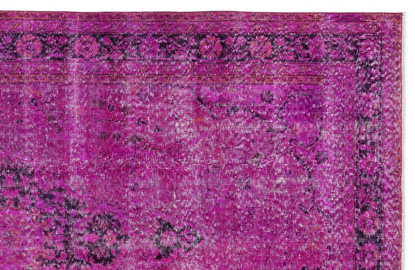 Pembe Anadolu Eskitme Klasik Yün Halı 171x285 - Özel Seri