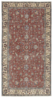 Atina Bej Eskitme Yün El Dokuma Halısı 148 x 278 Apex Unique