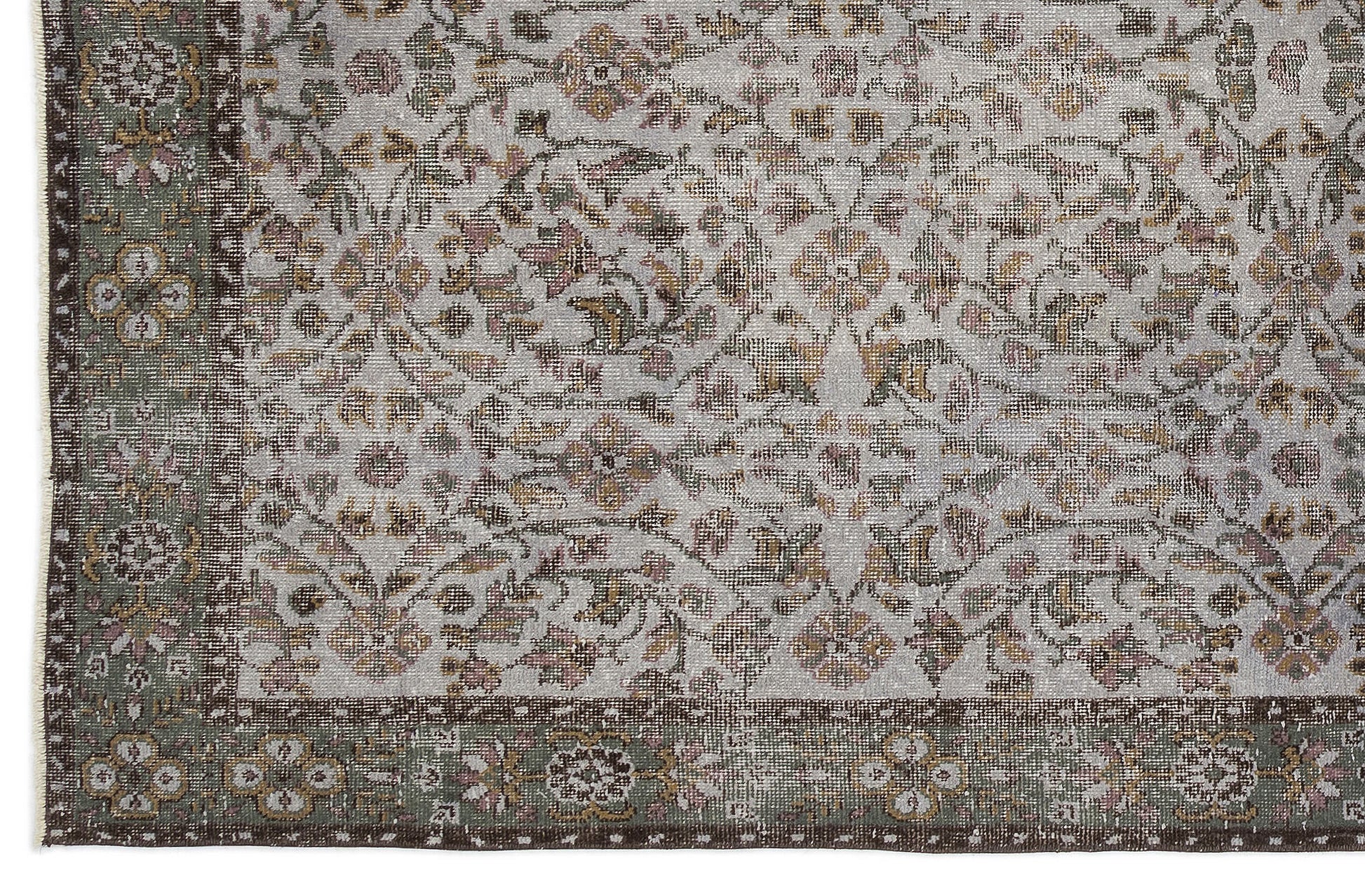 Atina Bej Eskitme Yün El Dokuma Halısı 173 x 303 Apex Unique