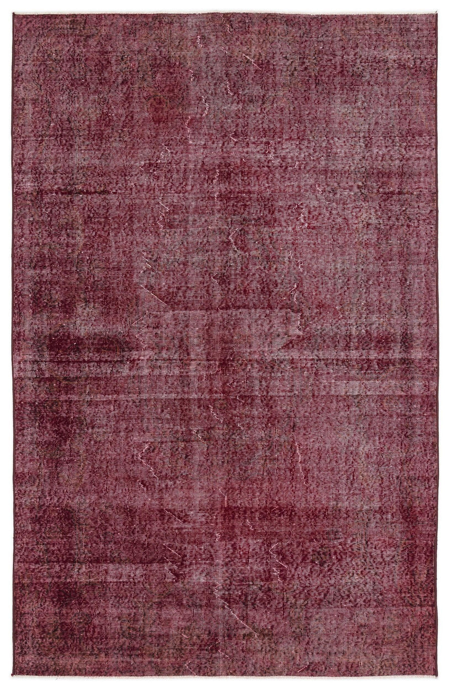 Kırmızı Anadolu Geometrik Modern Yün Halı 178x279 - Özel Seri