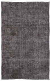 Atina Gri Eskitme Yün El Dokuma Halısı 185 x 309 Apex Unique