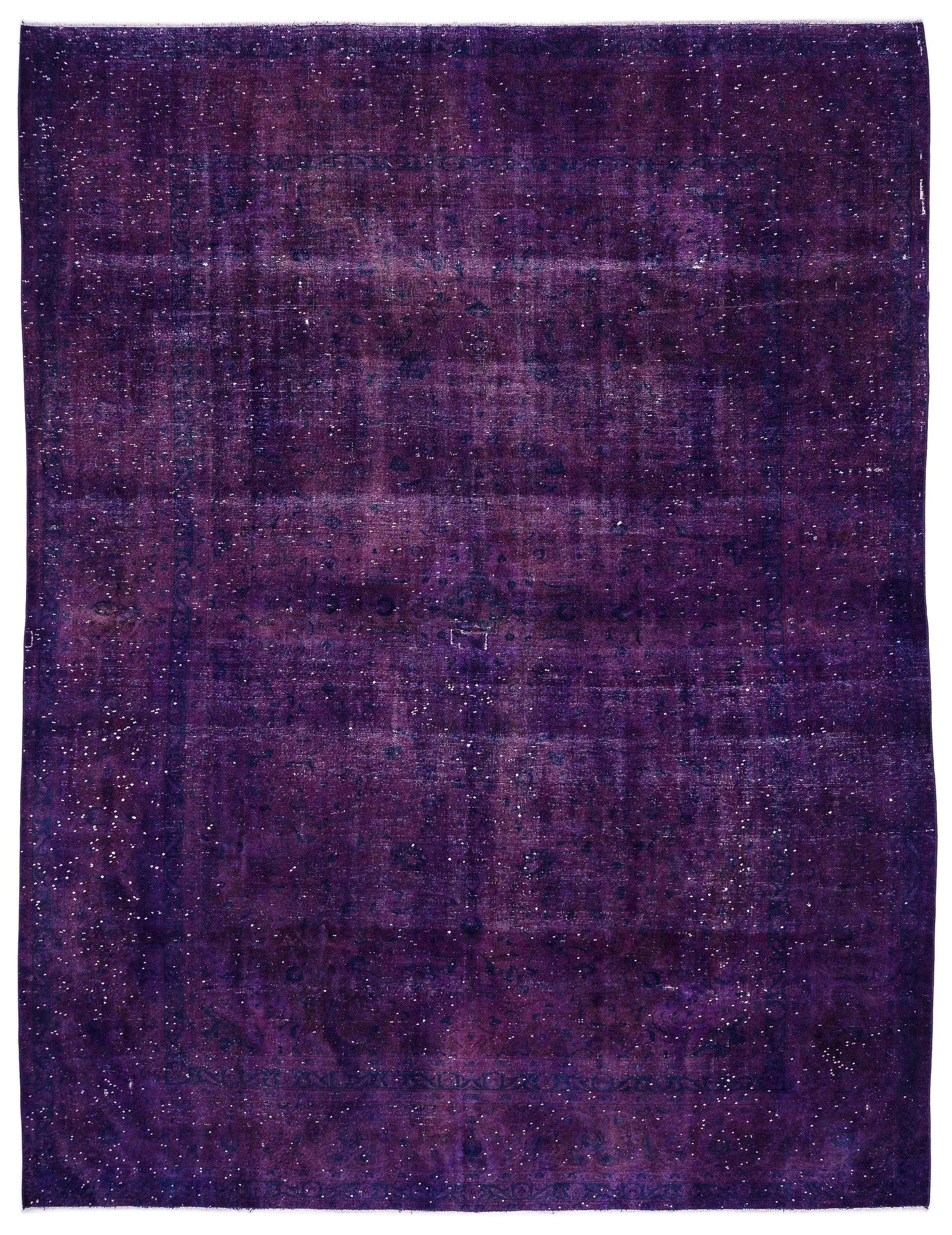 Epir Mor Eskitme Yün El Dokuma Halısı 290 x 380 Apex Unique