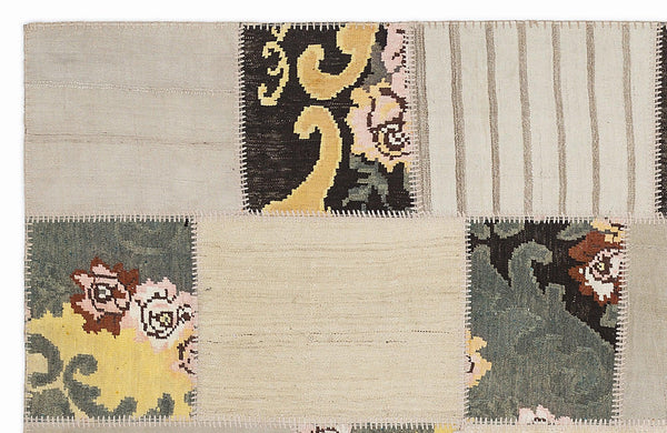 Bej Bohem Modern Yün Halı 160x230