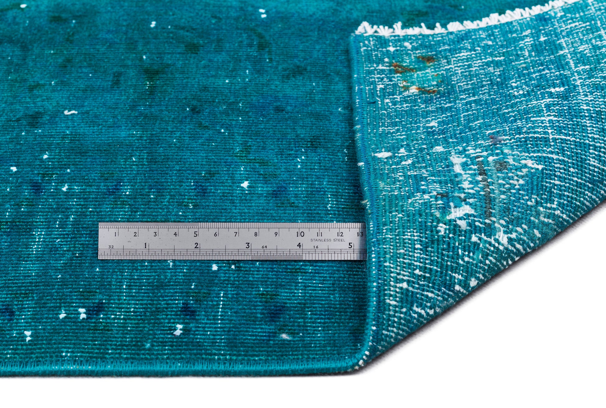 Epir Turkuaz Eskitme Yün El Dokuma Halısı 290 x 380 Apex Unique