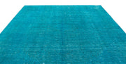 Epir Turkuaz Eskitme Yün El Dokuma Halısı 293 x 390 Apex Unique