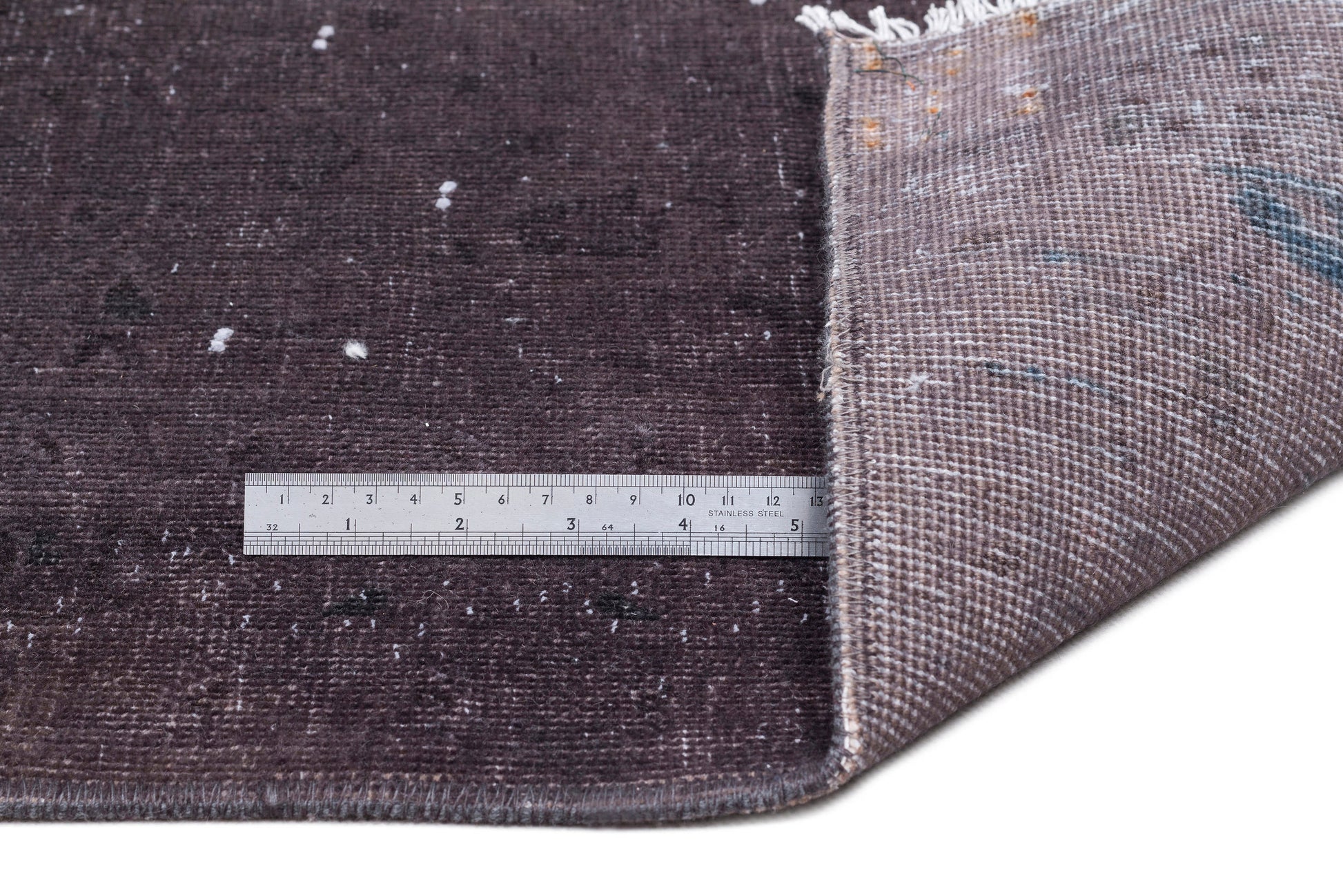 Epir Gri Eskitme Yün El Dokuma Halısı 285 x 398 Apex Unique