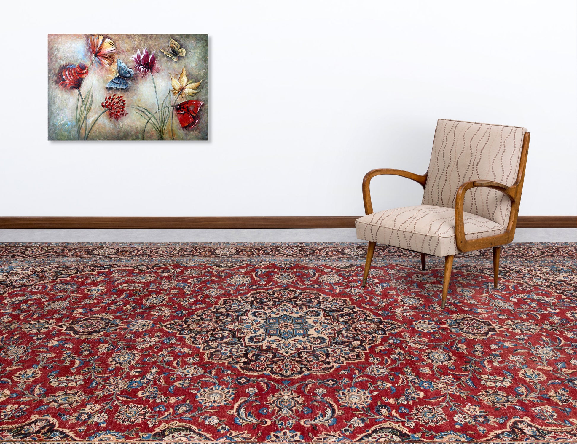 Epir Bej Eskitme Yün El Dokuma Halısı 290 x 402 Apex Unique