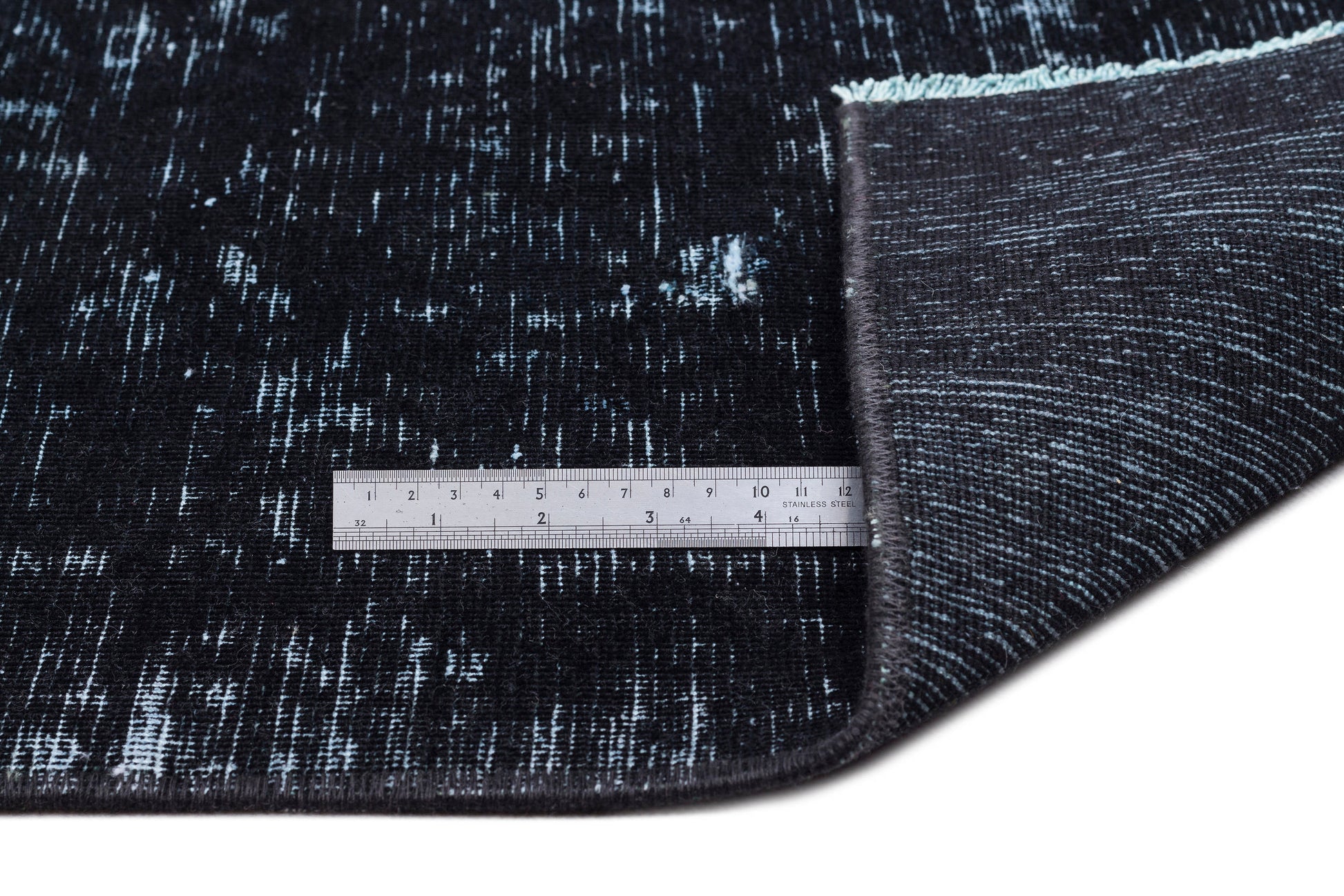 Epir Siyah Eskitme Yün El Dokuma Halısı 297 x 372 Apex Unique