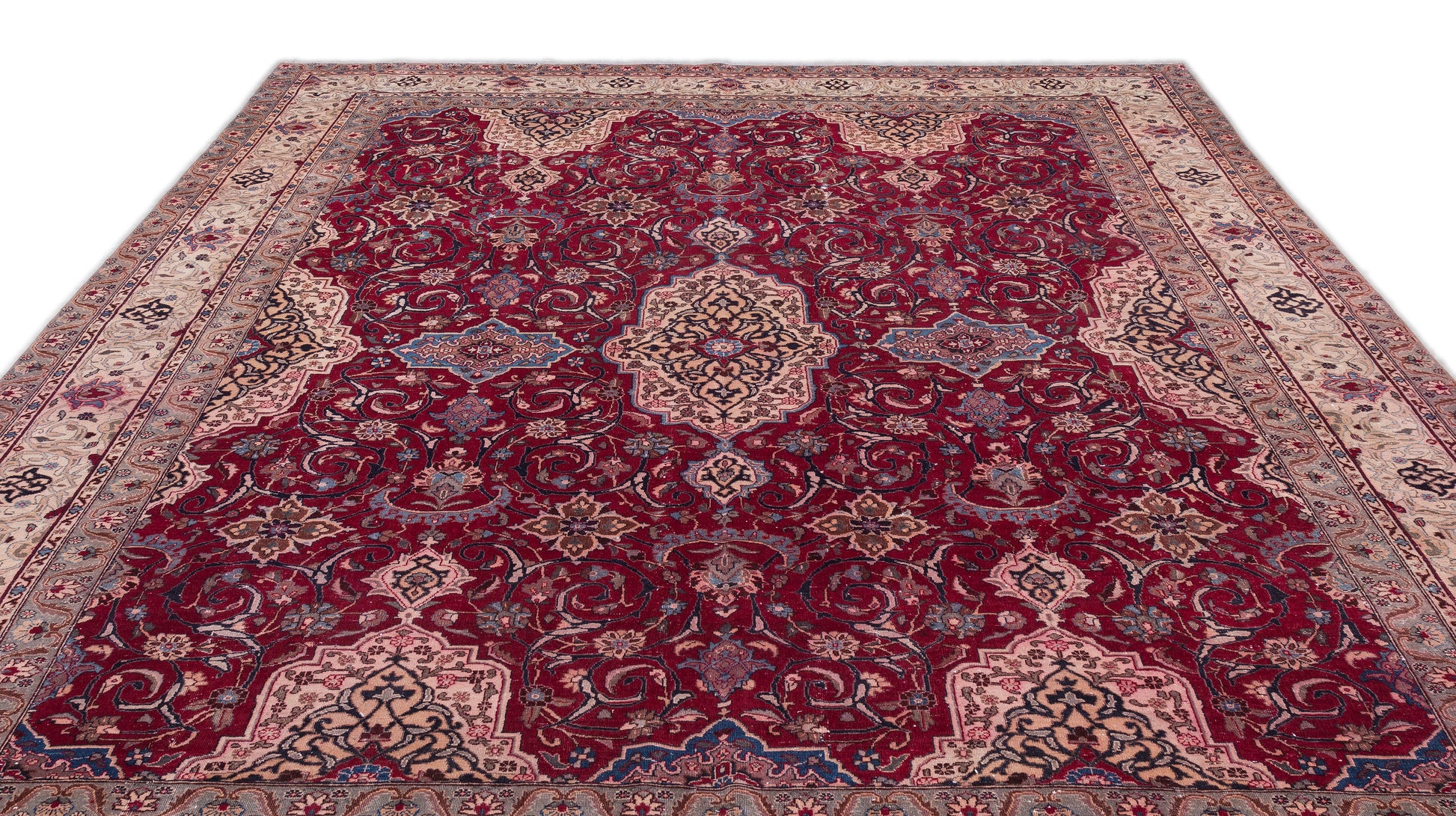 Epir Bej Eskitme Yün El Dokuma Halısı 288 x 376 Apex Unique