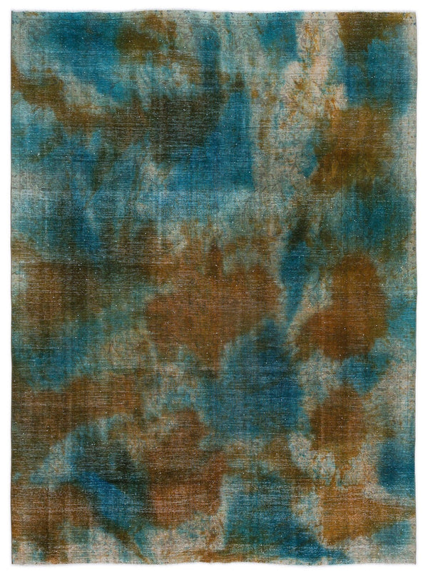 Mavi Modern Yün Halı 279x376