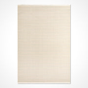 Ava Krem Çizgili Polyester Makine Halısı Crea