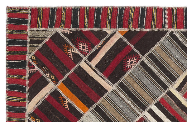 Bej Anadolu Bohem Geometrik Yün Halı 218x309 - Özel Seri