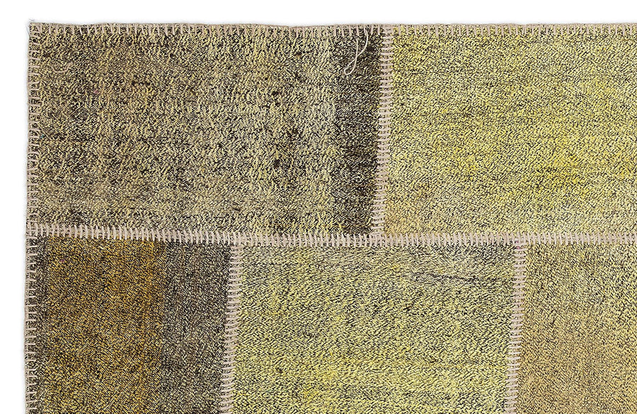 Grüner Teppich im Vintage-Look mit geometrischem Muster 160x230 cm – im Wohnzimmer