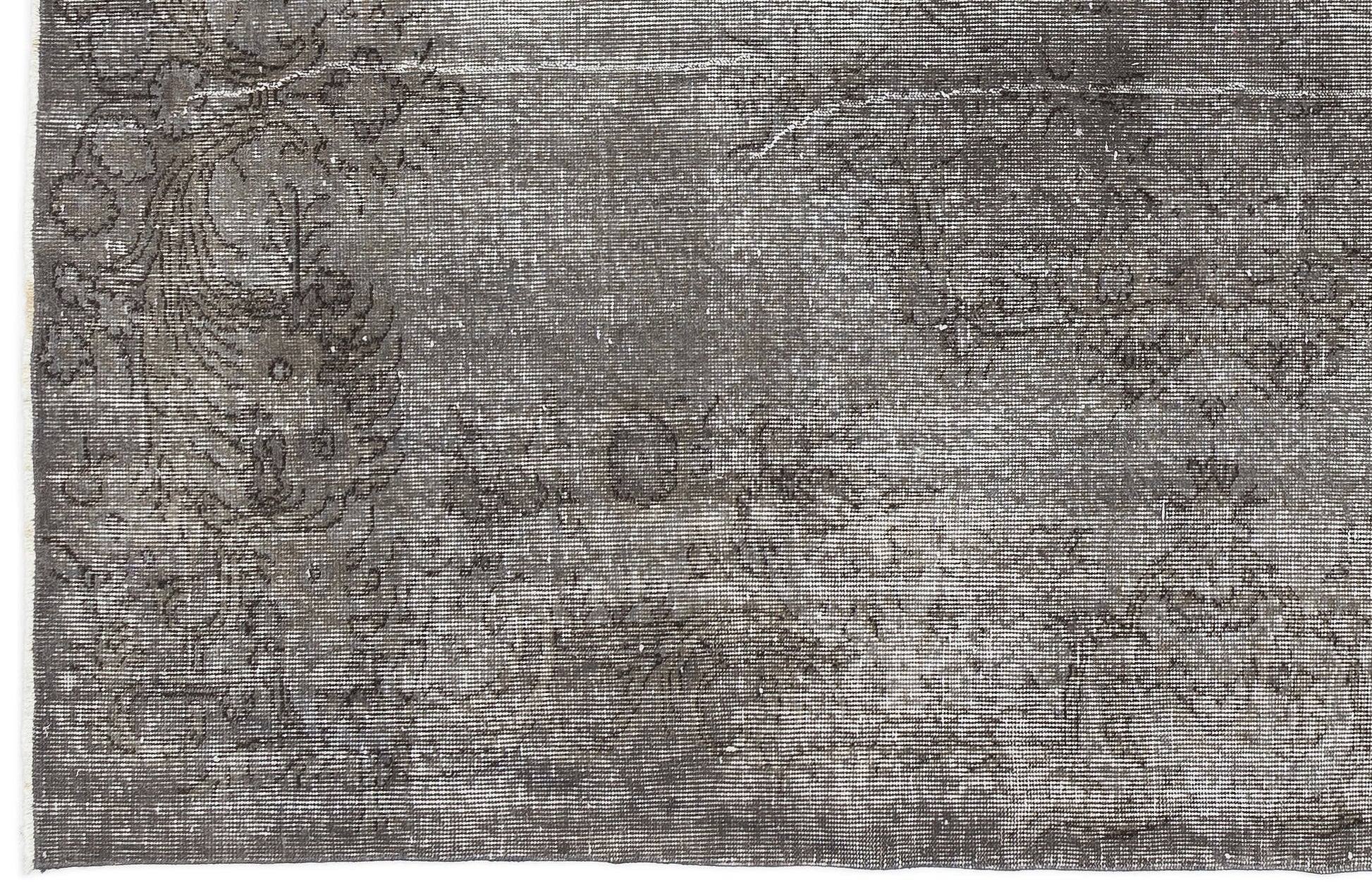 Atina Gri Eskitme Yün El Dokuma Halısı 165 x 260 Apex Unique