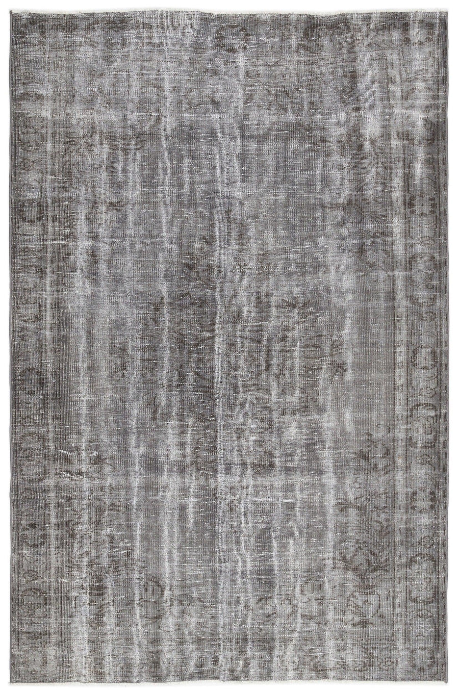 Gri Anadolu Eskitme Modern Yün Halı 175x272 - Özel Seri