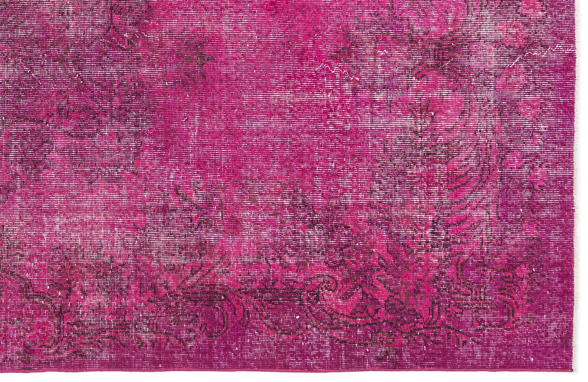 Atina Pembe Eskitme Yün El Dokuma Halısı 164 x 290 Apex Unique