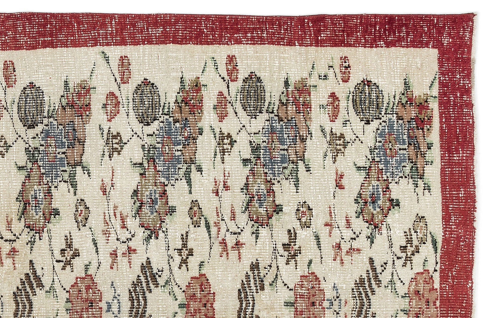 Atina Bej Eskitme Yün El Dokuma Halısı 177 x 283 Apex Unique