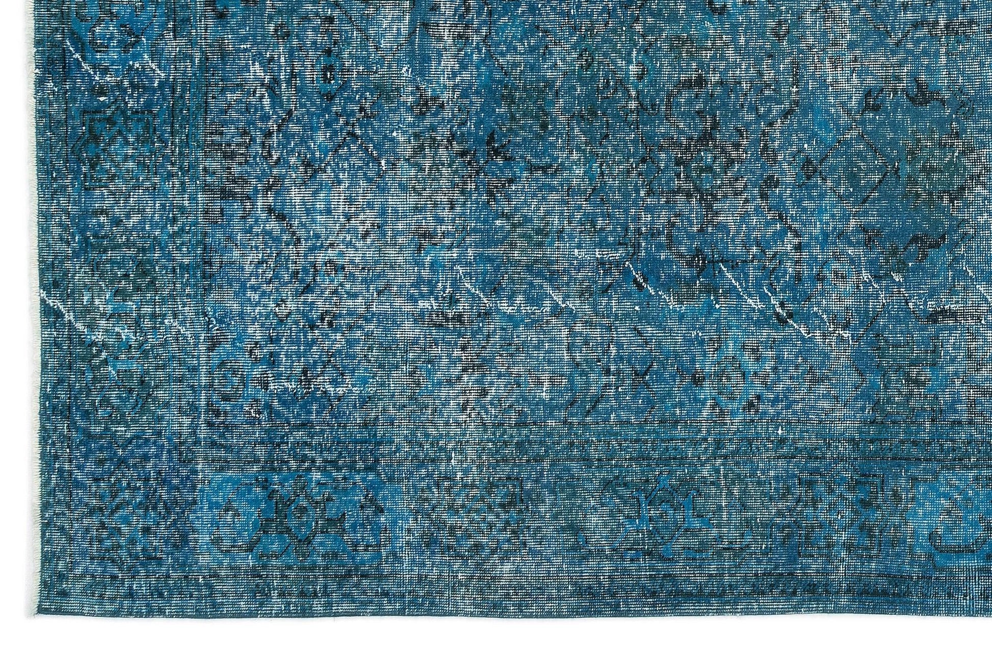 Beyaz Krem Eskitme Klasik Yün Halı 190x297