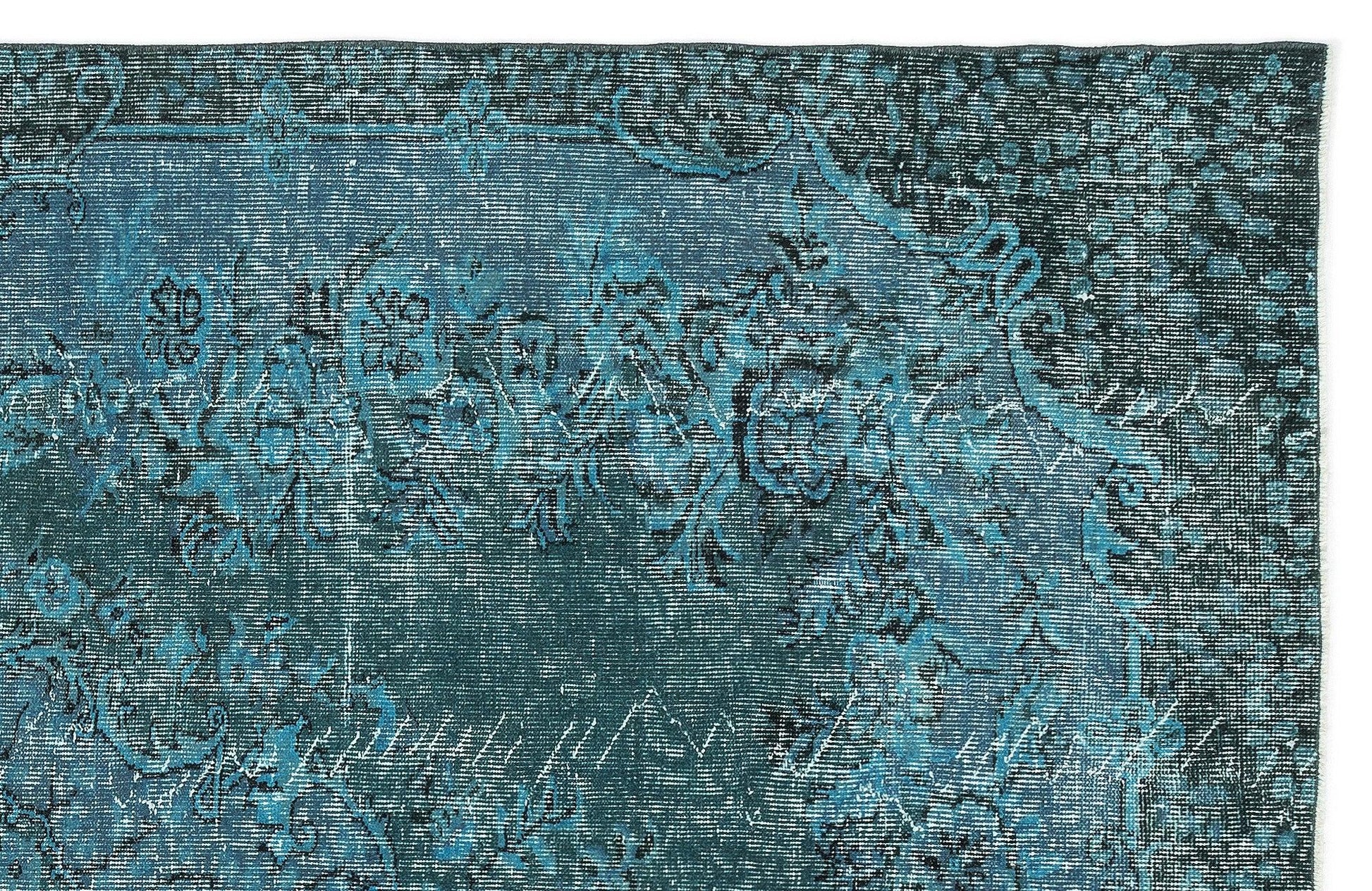 Gri Krem Eskitme Klasik Yün Halı 193x283