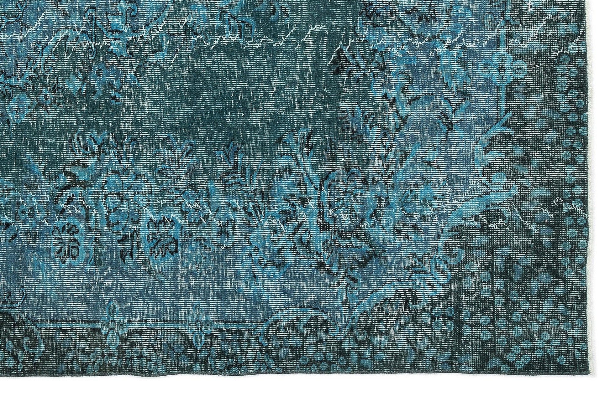 Gri Krem Eskitme Klasik Yün Halı 193x283