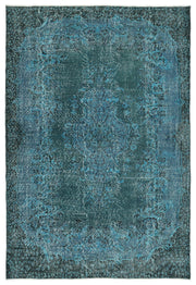 Gri Krem Eskitme Klasik Yün Halı 193x283
