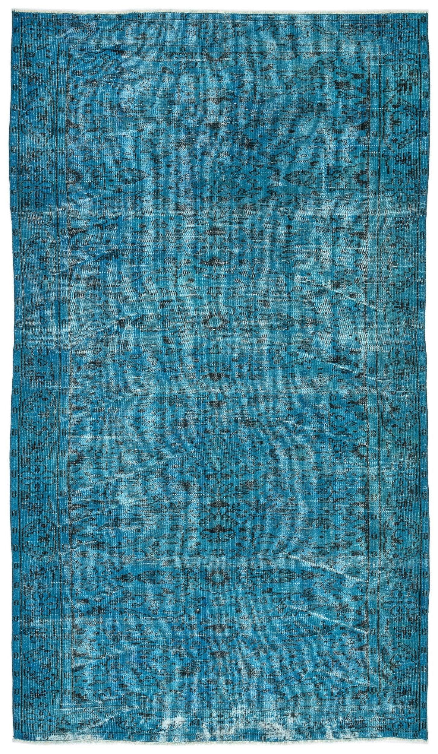 Beyaz Gri Bohem Eskitme Yün Halı 171x306