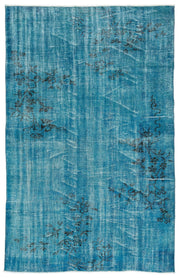 Gri Krem Bohem Eskitme Yün Halı 172x270
